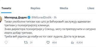 Додик се „похвалио“ да познаје Драгана Булајића – ГЛАС РЕГИЈЕ.057