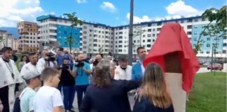 Катић открио бисту Воји Чакићу у „Парку великана“ – 057.ГР