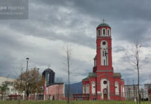 U toku pripreme za živopisanje kupole i svodova u Hramu Svetog Vasilija Ostroškog na Veljinama – 057. GR